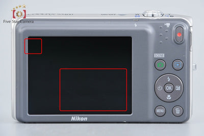 【中古】Nikon ニコン COOLPIX S3400 クリスタルシルバー コンパクトデジタルカメラ