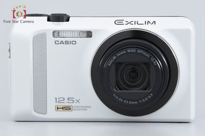 Used: Casio EXILIM EX-ZR200 White Compact Digital Camera