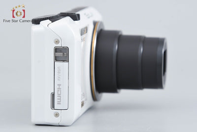 Used: Casio EXILIM EX-ZR200 White Compact Digital Camera