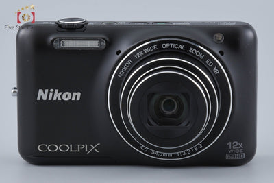 【中古】Nikon ニコン COOLPIX S6600 ブラック コンパクトデジタルカメラ