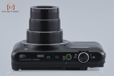【中古】Nikon ニコン COOLPIX S6600 ブラック コンパクトデジタルカメラ