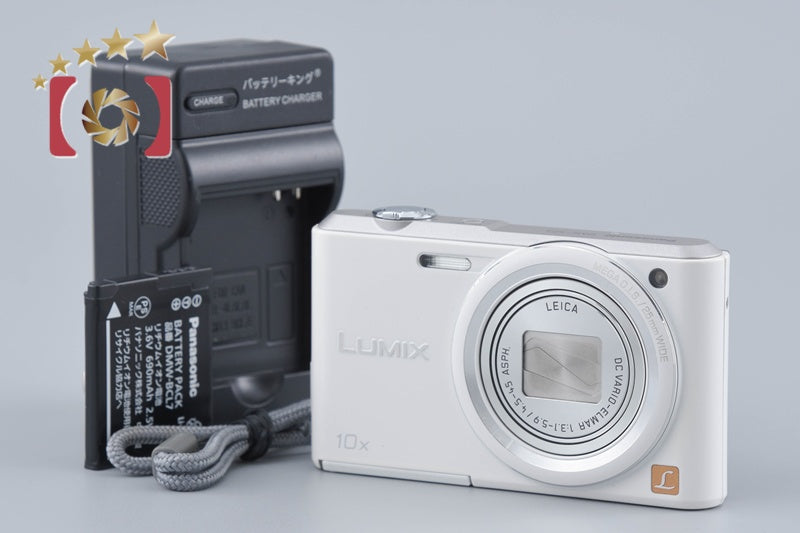 中古】Panasonic パナソニック LUMIX DMC-SZ3 ホワイト コンパクト
