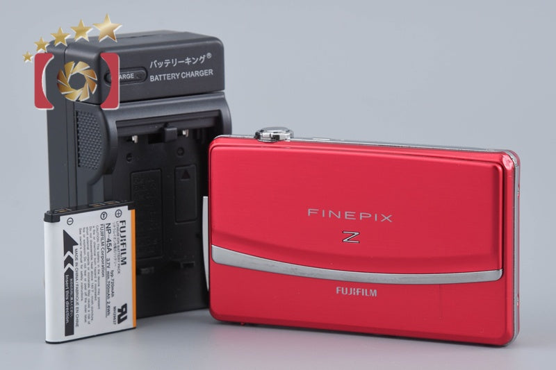 【中古】FUJIFILM 富士フイルム FINEPIX Z90 レッド コンパクトデジタルカメラ