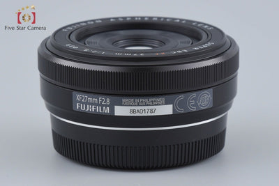 [Used] FUJIFILM XF 27mm f/2.8 Black with Original Box