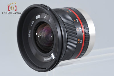 [Used] SAMYANG 12mm f/2 NCS CS for Fujifilm X-mount with original box