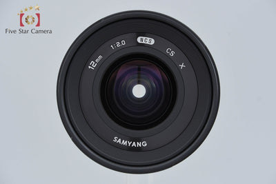 [Used] SAMYANG 12mm f/2 NCS CS for Fujifilm X-mount with original box