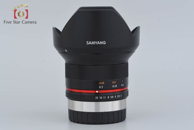 [Used] SAMYANG 12mm f/2 NCS CS for Fujifilm X-mount with original box