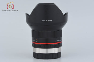 [Used] SAMYANG 12mm f/2 NCS CS for Fujifilm X-mount with original box