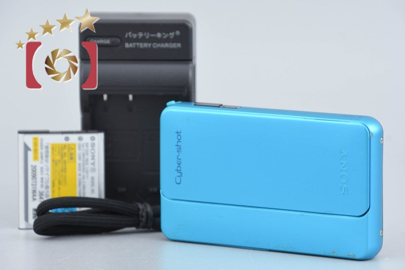 【中古】SONY ソニー Cyber-shot DSC-TX10 ブルー コンパクトデジタルカメラ