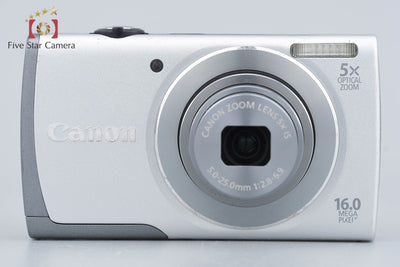 [Used] Canon PowerShot A3500 IS Silver Compact Digital Camera