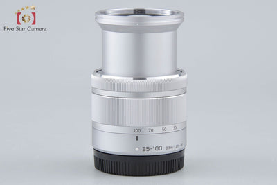 [Used] Panasonic LUMIX G VARIO 35-100mm f/4-5.6 ASPH. MEGA O.I.S. H-FS35100 Silver
