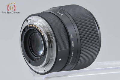 Used: SIGMA 56mm f/1.4 DC DN Contemporary Lens for Sony E-Mount with Original Box