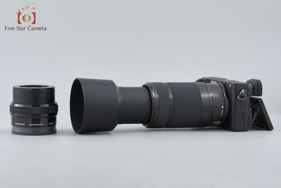 [Used] SONY Sony α6400 ILCE-6400 Black Double Zoom Lens Kit Shutter Count Low
