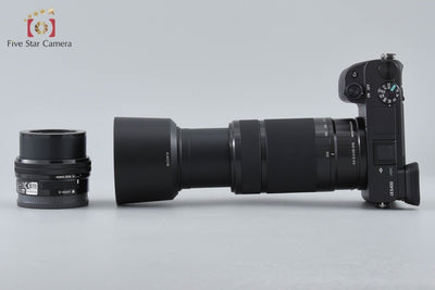 [Used] SONY Sony α6400 ILCE-6400 Black Double Zoom Lens Kit Shutter Count Low