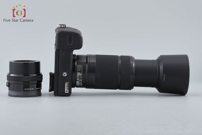 [Used] SONY Sony α6400 ILCE-6400 Black Double Zoom Lens Kit Shutter Count Low