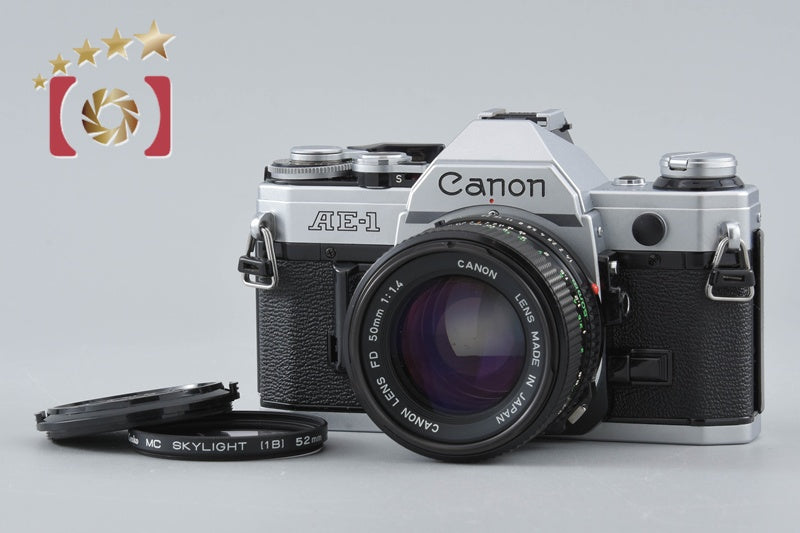 【中古】Canon キヤノン AE-1 シルバー + New FD 50mm f/1.4