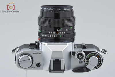 [Used] Canon AE-1 Silver + New FD 50mm f/1.4