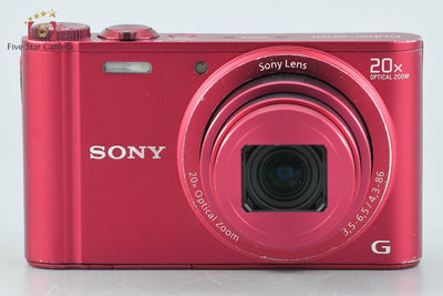 【Used】SONY Cyber-shot DSC-WX300 Red Compact Digital Camera Multi-language Support