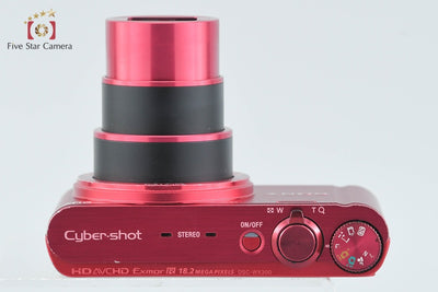 【Used】SONY Cyber-shot DSC-WX300 Red Compact Digital Camera Multi-language Support