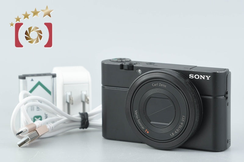 Used: Sony Cyber-Shot DSC-RX100 Black Digital Still Camera