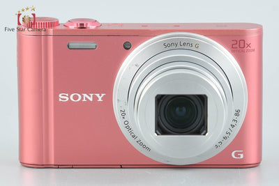 Used: SONY Cyber-shot DSC-WX350 Pink Compact Digital Camera Multi-Language Support