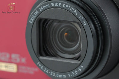 [Used] CASIO Casio HIGH SPEED EXILIM EX-ZR300 Red Compact Digital Camera