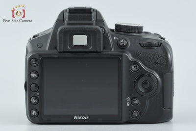 [Used] Nikon D3200 18-55 VR Lens Kit Black