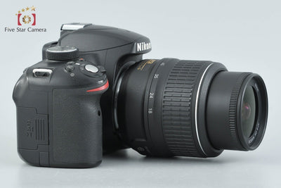 [Used] Nikon D3200 18-55 VR Lens Kit Black