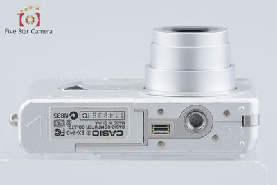 [Used] CASIO Exilim EX-Z40 Silver Compact Digital Camera