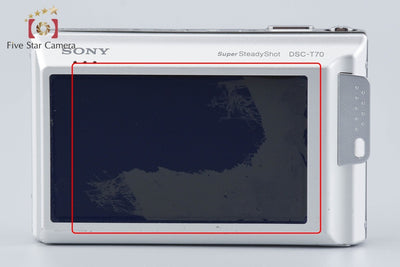 Used: SONY Cyber-Shot DSC-T70 Silver Digital Still Camera