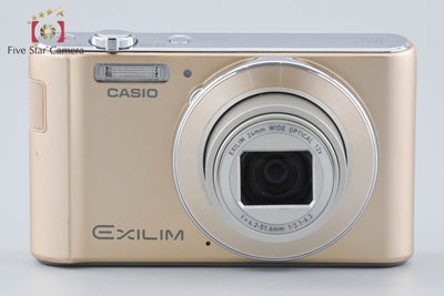 [Used] Casio EXILIM EX-ZS190 Gold Compact Digital Camera