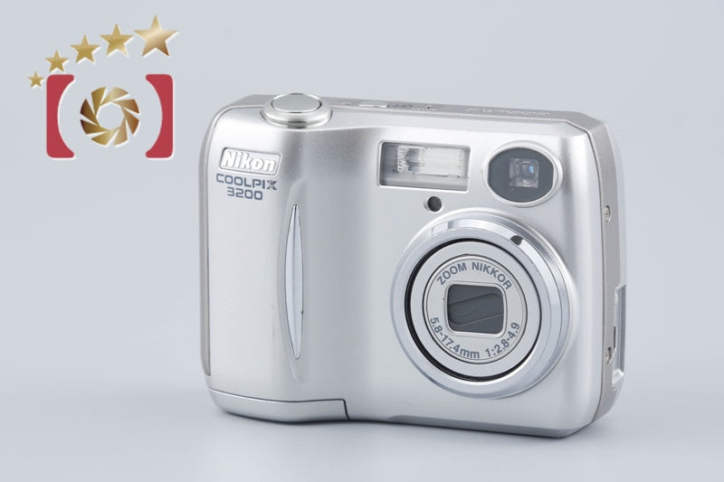 [Used] Nikon COOLPIX E3200 Silver Compact Digital Camera
