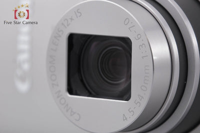 [Used] Canon IXY 650 Silver Compact Digital Camera