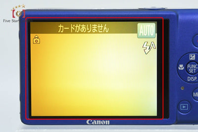 [Used] Canon IXY 210F Blue Compact Digital Camera