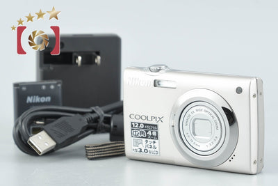 [Used] Nikon COOLPIX S4000 Shiny Silver Compact Digital Camera