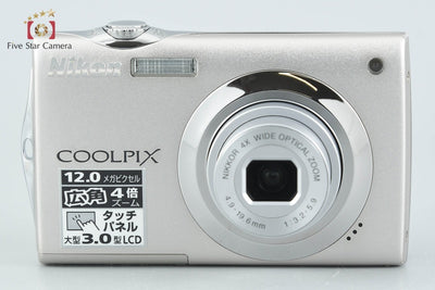 [Used] Nikon COOLPIX S4000 Shiny Silver Compact Digital Camera