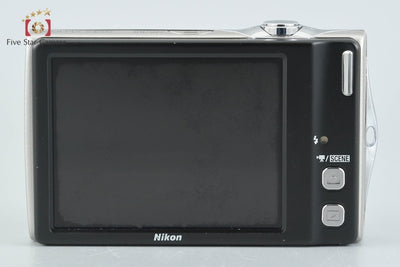 [Used] Nikon COOLPIX S4000 Shiny Silver Compact Digital Camera