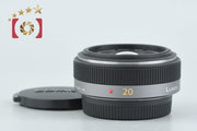 Used Panasonic LUMIX G 20mm f/1.7 ASPH. H-H020