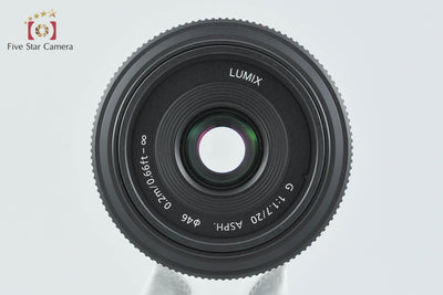 Used Panasonic LUMIX G 20mm f/1.7 ASPH. H-H020