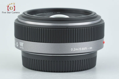 Used Panasonic LUMIX G 20mm f/1.7 ASPH. H-H020