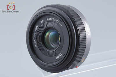 [Used] Panasonic LUMIX G 20mm f/1.7 ASPH. H-H020