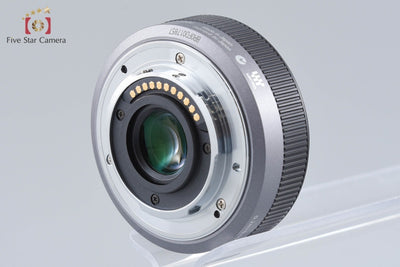 [Used] Panasonic LUMIX G 20mm f/1.7 ASPH. H-H020