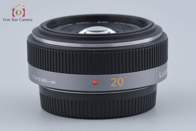 [Used] Panasonic LUMIX G 20mm f/1.7 ASPH. H-H020
