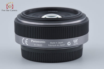 [Used] Panasonic LUMIX G 20mm f/1.7 ASPH. H-H020