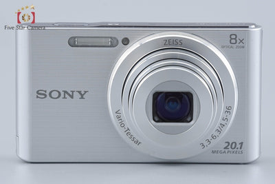 [Used] SONY Cyber-Shot DSC-W830 Silver Compact Digital Camera