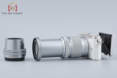 [Used] OLYMPUS Olympus PEN E-PL9 White EZ Double Zoom Kit, Low Shutter Count, With Original Box