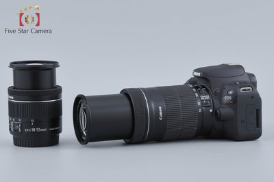 [Used] Canon EOS Kiss X9 Double Zoom Kit Black - Low Shutter Count