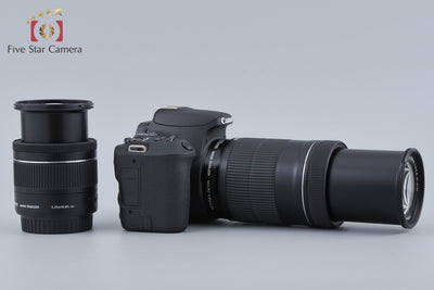 [Used] Canon EOS Kiss X9 Double Zoom Kit Black - Low Shutter Count