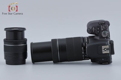 [Used] Canon EOS Kiss X9 Double Zoom Kit Black - Low Shutter Count