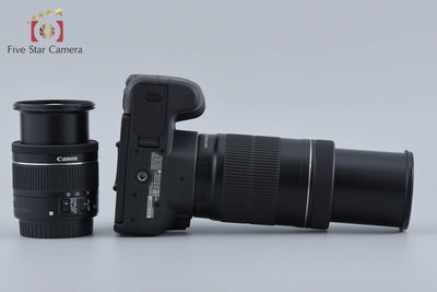 [Used] Canon EOS Kiss X9 Double Zoom Kit Black - Low Shutter Count